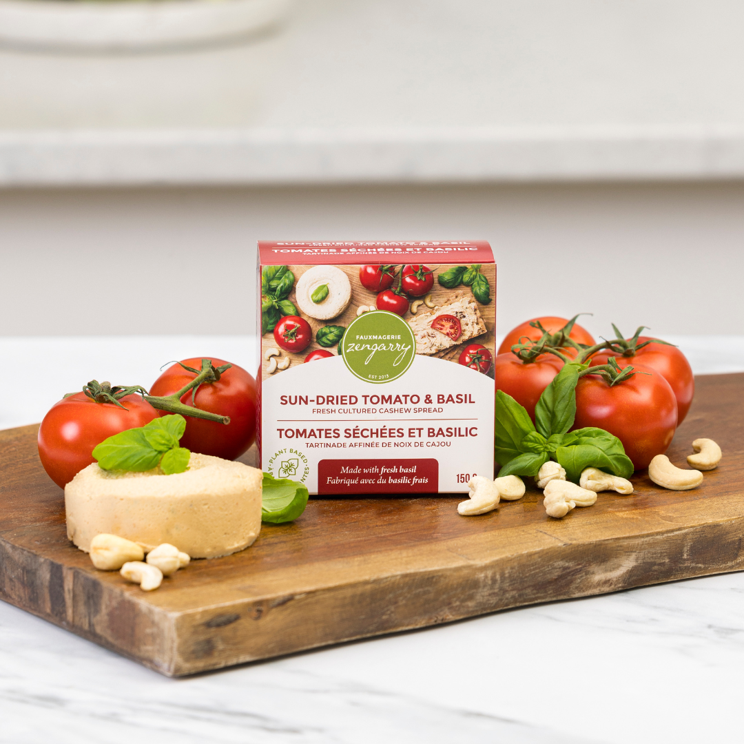 Tomates séchées et basilic