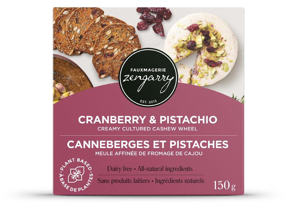 Double crème canneberge et pistache