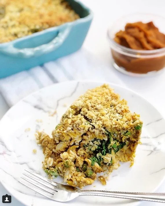 Instagram's cleaneats23's Pumpkin Pasta Bake