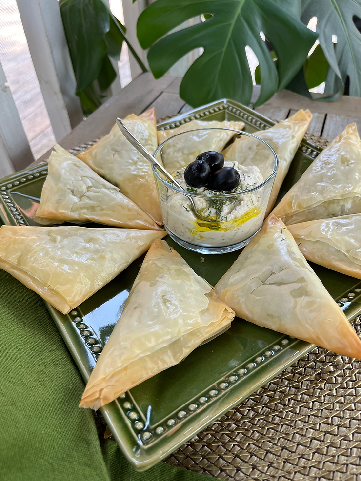 Plant-based Spanakopita