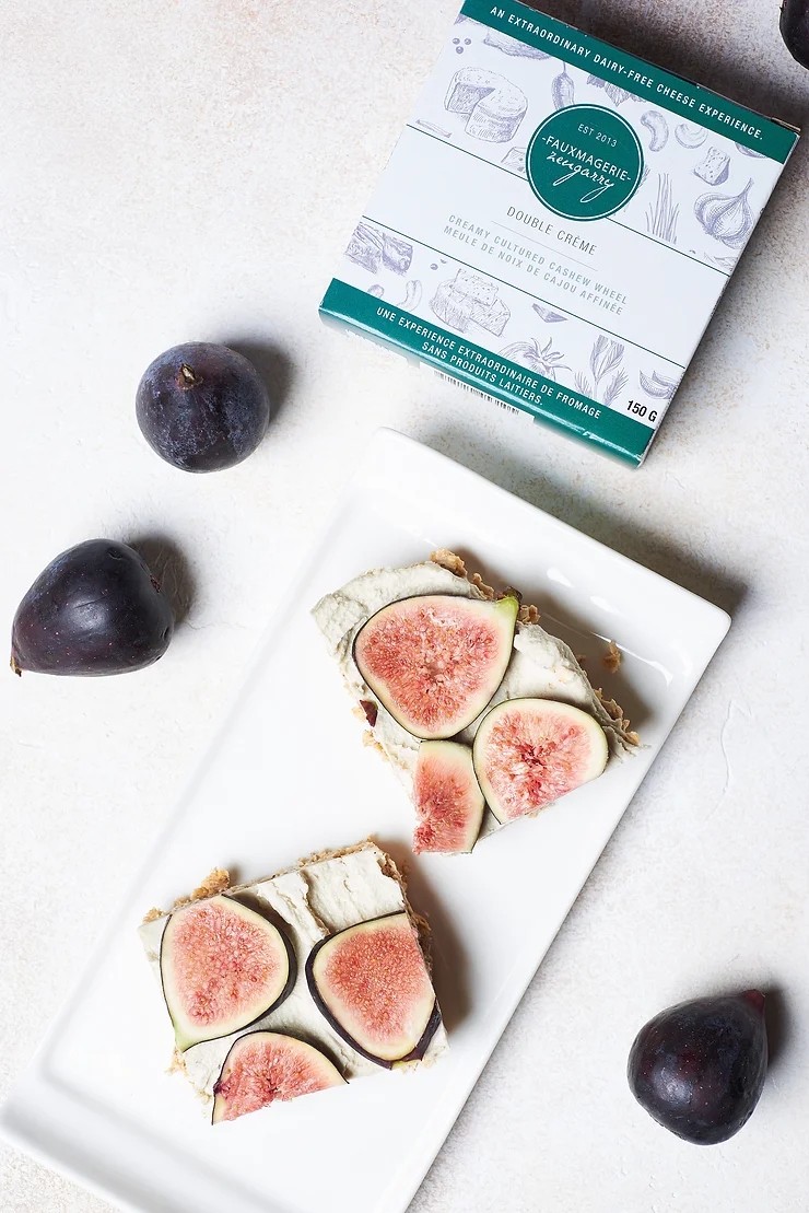 Plant-based Fig Cheesecake Tart