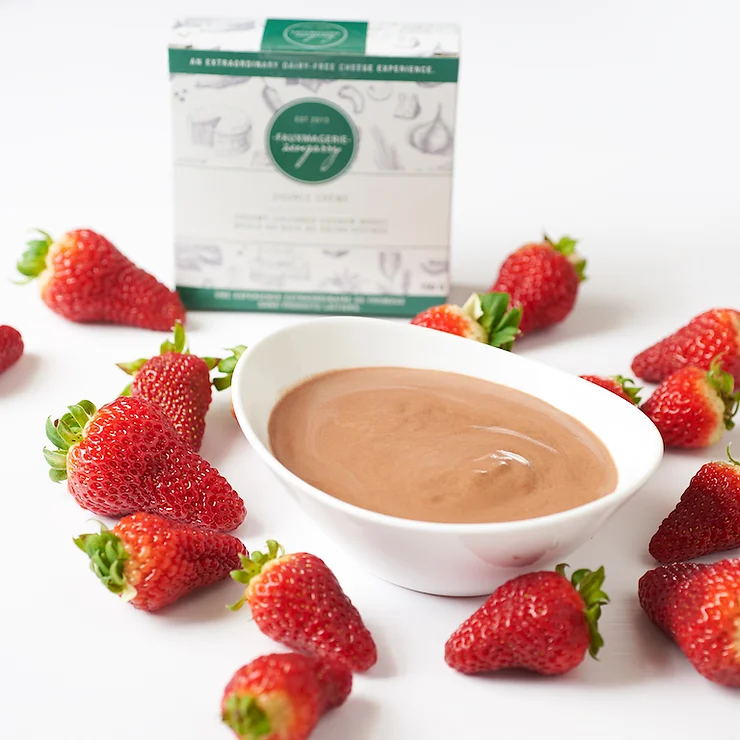 Creamy Vegan Chocolate Fruit Dip