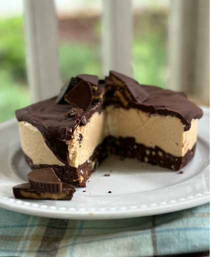 Raw Vegan Chocolate Peanut Butter Cheesecake